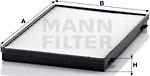 Mann-Filter CU 3943 - Фільтр, повітря у внутрішній простір autocars.com.ua