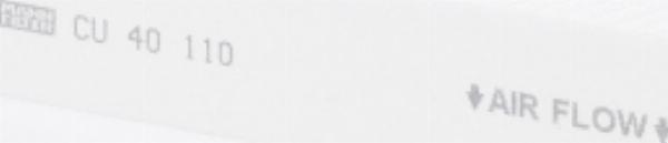 Mann-Filter CU 40 110 - Фільтр, повітря у внутрішній простір autocars.com.ua