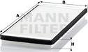 Mann-Filter CU 4150 - Фильтр воздуха в салоне autodnr.net