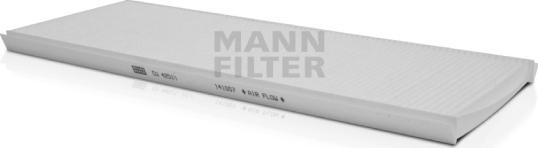 Mann-Filter CU 4251/1 - Фільтр, повітря у внутрішній простір autocars.com.ua
