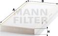 Mann-Filter CU 4580 - Фильтр воздуха в салоне autodnr.net
