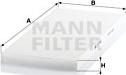 Mann-Filter CU 4594 - Фильтр воздуха в салоне avtokuzovplus.com.ua