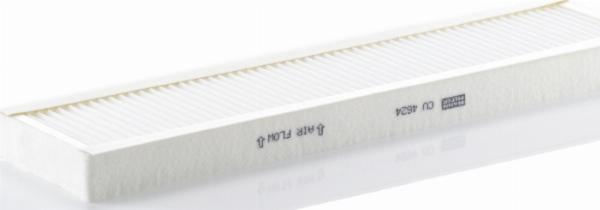 Mann-Filter CU 4624 - Фільтр, повітря у внутрішній простір autocars.com.ua