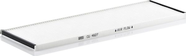 Mann-Filter CU 4627 - Фільтр, повітря у внутрішній простір autocars.com.ua