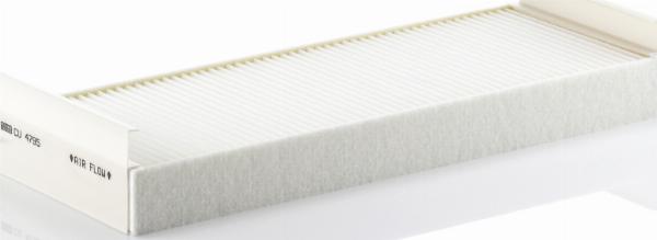 Mann-Filter CU 4795 - Фільтр, повітря у внутрішній простір autocars.com.ua