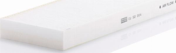 Mann-Filter CU 52 004 - Фільтр, повітря у внутрішній простір autocars.com.ua