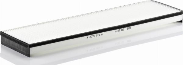 Mann-Filter CU 5877 - Фільтр, повітря у внутрішній простір autocars.com.ua