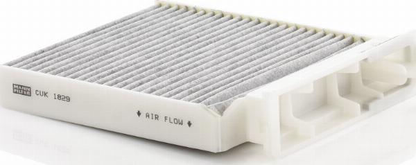 Mann-Filter CUK 1829 - Фільтр, повітря у внутрішній простір autocars.com.ua