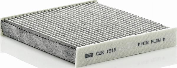 Mann-Filter CUK 1919 - Фільтр, повітря у внутрішній простір autocars.com.ua