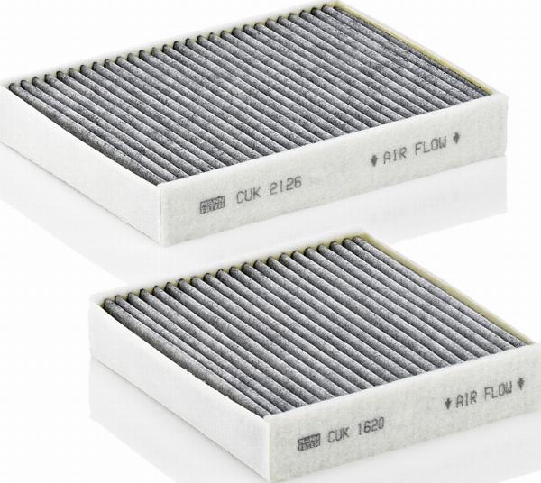 Mann-Filter CUK 21 000-2 - Фільтр, повітря у внутрішній простір autocars.com.ua