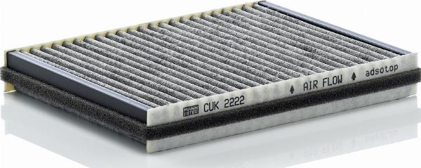 Mann-Filter CUK 2222 - Фільтр, повітря у внутрішній простір autocars.com.ua