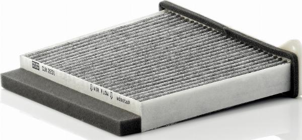 Mann-Filter CUK 2231 - Фільтр, повітря у внутрішній простір autocars.com.ua