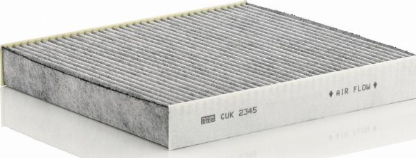 Mann-Filter CUK 2345 - Фільтр, повітря у внутрішній простір autocars.com.ua