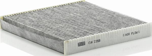 Mann-Filter CUK 2358 - Фільтр, повітря у внутрішній простір autocars.com.ua