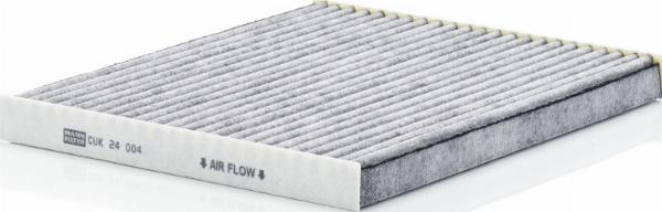 Mann-Filter CUK 24 004 - Фільтр, повітря у внутрішній простір autocars.com.ua
