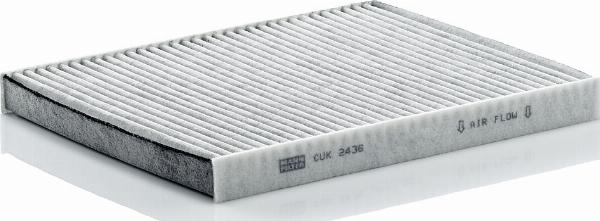 Mann-Filter CUK 2436 - Фільтр, повітря у внутрішній простір autocars.com.ua