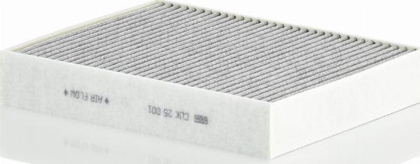 Mann-Filter CUK 25 001 - Фільтр, повітря у внутрішній простір autocars.com.ua