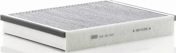 Mann-Filter CUK 25 007 - Фільтр, повітря у внутрішній простір autocars.com.ua