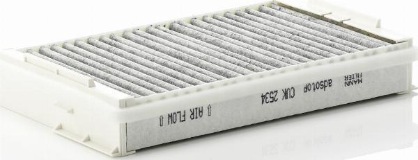Mann-Filter CUK 2534 - Фільтр, повітря у внутрішній простір autocars.com.ua
