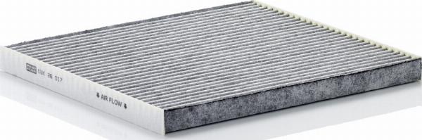 Mann-Filter CUK 26 017 - Фільтр, повітря у внутрішній простір autocars.com.ua