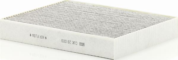 Mann-Filter CUK 28 009 - Фільтр, повітря у внутрішній простір autocars.com.ua