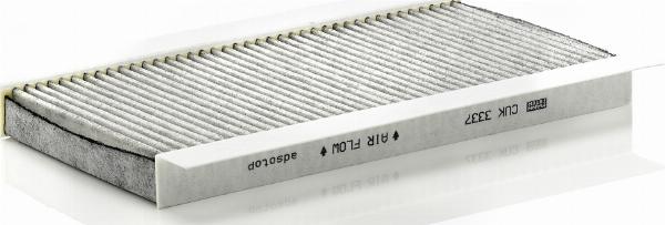 Mann-Filter CUK 3337 - Фільтр, повітря у внутрішній простір autocars.com.ua