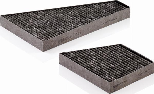 Mann-Filter CUK 35 000-2 - Фільтр, повітря у внутрішній простір autocars.com.ua