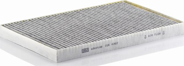 Mann-Filter CUK 4062 - Фільтр, повітря у внутрішній простір autocars.com.ua