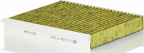 Mann-Filter FP 2040 - Фільтр, повітря у внутрішній простір autocars.com.ua