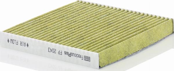 Mann-Filter FP 2043 - Фільтр, повітря у внутрішній простір autocars.com.ua