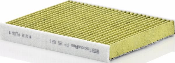 Mann-Filter FP 26 021 - Фільтр, повітря у внутрішній простір autocars.com.ua