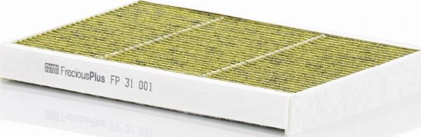 Mann-Filter FP 31 001 - Фільтр, повітря у внутрішній простір autocars.com.ua