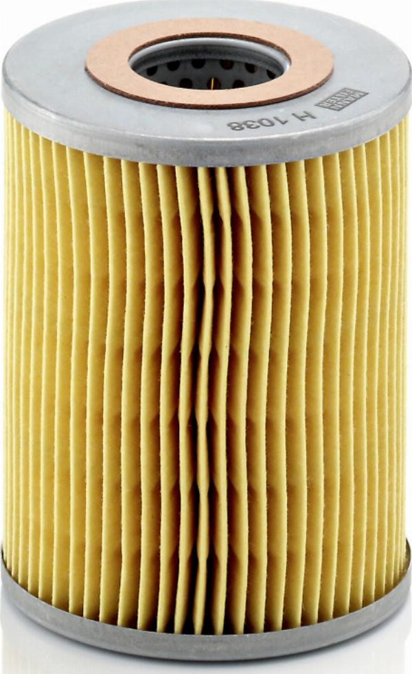 Mann-Filter H 1038 - Масляний фільтр autocars.com.ua