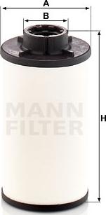 Mann-Filter H 6003 Z - Гидрофильтр, автоматическая коробка передач avtokuzovplus.com.ua