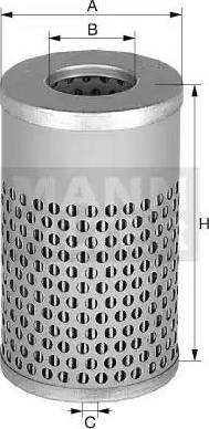 Mann-Filter H 617 n - Фильтр, система рабочей гидравлики avtokuzovplus.com.ua