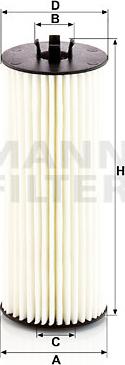 Mann-Filter HU 6008/1 Z - Масляний фільтр autocars.com.ua