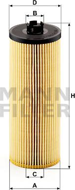 Mann-Filter HU 945/2 x - Фільтр оливний autocars.com.ua