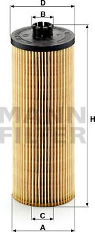 Mann-Filter HU 947/2 x - Масляний фільтр autocars.com.ua