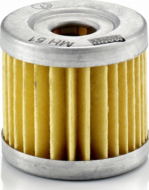 Mann-Filter MH 51 - Масляний фільтр autocars.com.ua