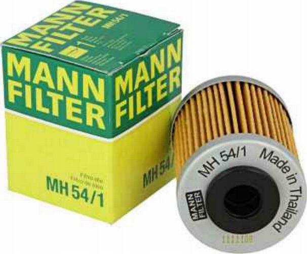 Mann-Filter MH 54 - Масляний фільтр autocars.com.ua