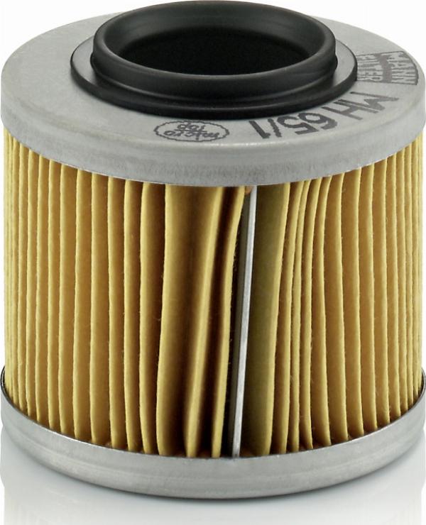 Mann-Filter MH 65/1 - Масляний фільтр autocars.com.ua