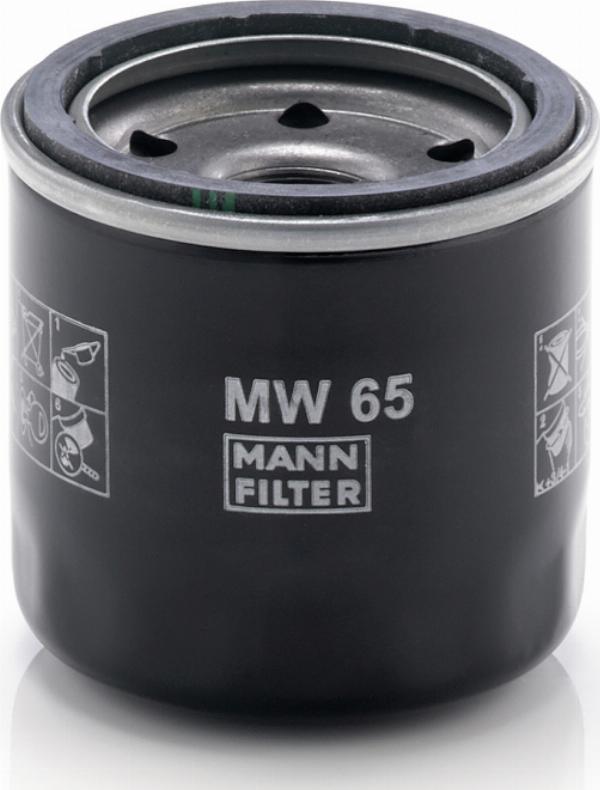 Mann-Filter MW 65 - Масляний фільтр autocars.com.ua