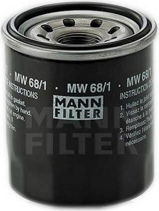 Mann-Filter MW 68/1 - Масляный фильтр autodnr.net