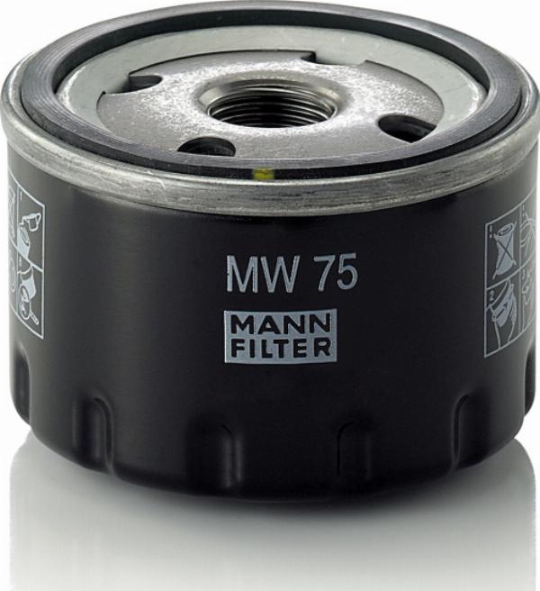 Mann-Filter MW 75 - Масляний фільтр autocars.com.ua