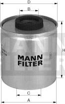 Mann-Filter P 935/1 - Топливный фильтр avtokuzovplus.com.ua