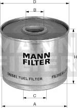 Mann-Filter P 935/2 - Паливний фільтр autocars.com.ua