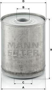 Mann-Filter P 939 x - Топливный фильтр autodnr.net