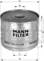 Mann-Filter P 945/2 - Топливный фильтр avtokuzovplus.com.ua
