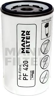 Mann-Filter PF 420 - Паливний фільтр autocars.com.ua