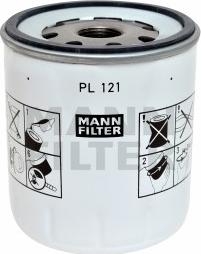 Mann-Filter PL 121 - Паливний фільтр autocars.com.ua
